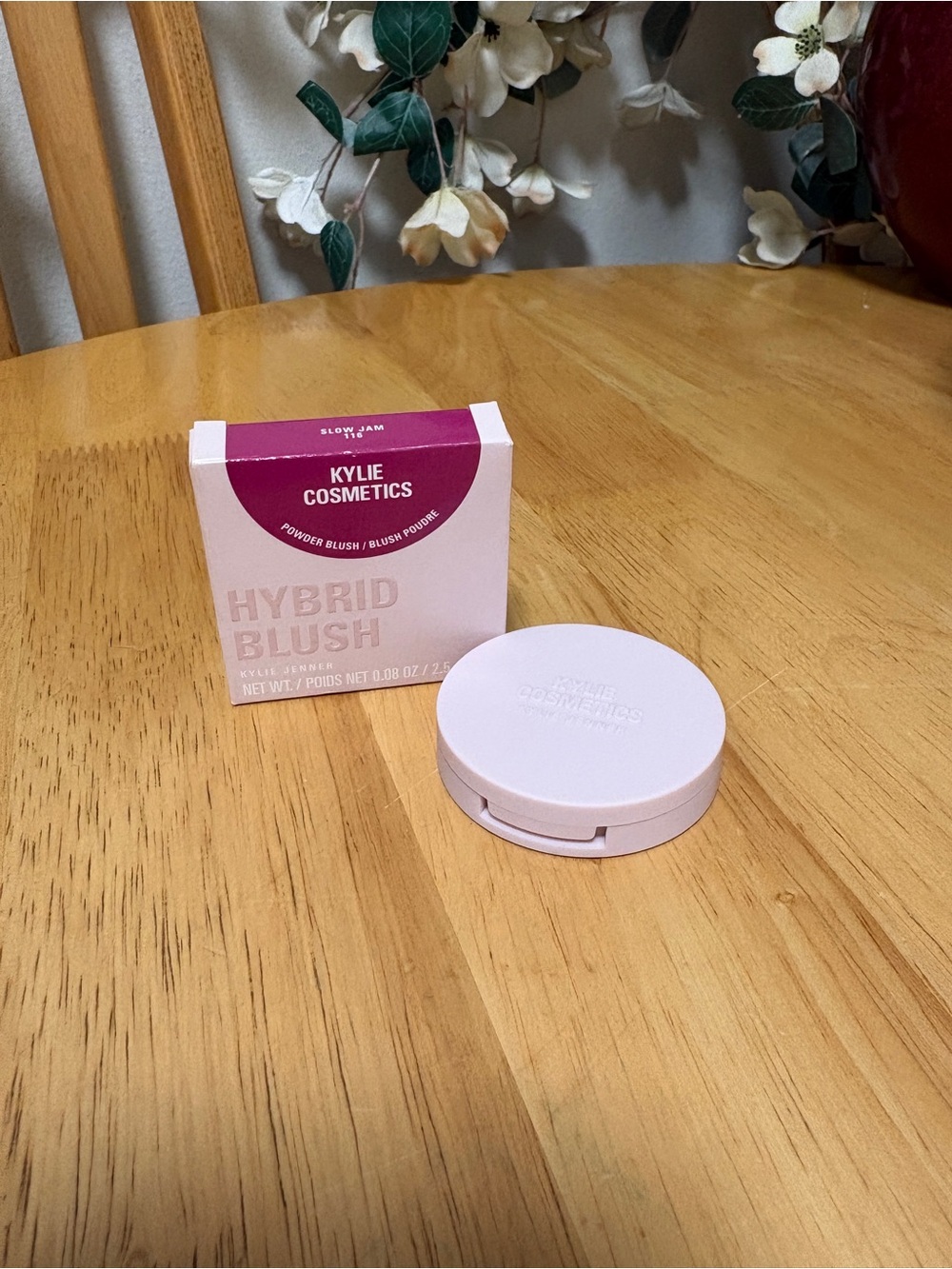 Kylie Cosmetics Powder Hybrid Blush SLOW JAM 116, full Sz 0.08oz, BNIB,AUTHENTIC